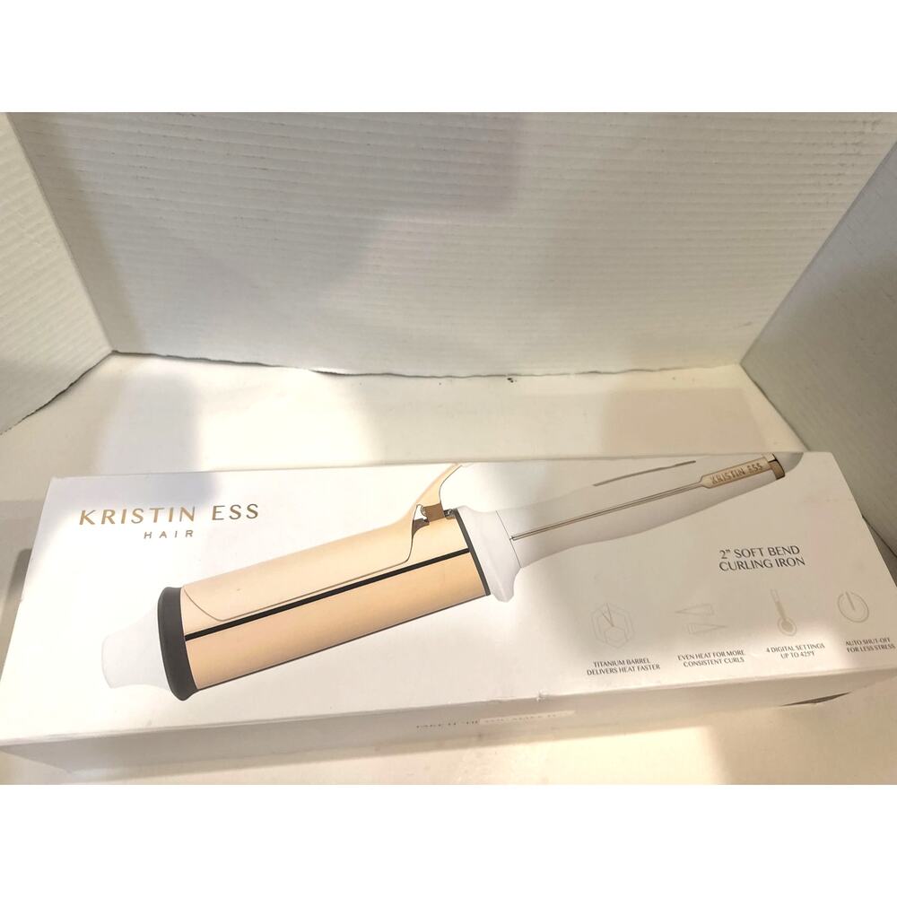 Kristin Ess Hair 2 Inch Titanium for Big Waves Large Barrel Curling Iron